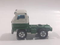 Tomy Tomica Hino Semi-Trailer Semi Tractor Truck Green and White Die Cast Toy Car Vehicle