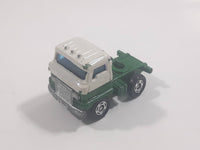 Tomy Tomica Hino Semi-Trailer Semi Tractor Truck Green and White Die Cast Toy Car Vehicle