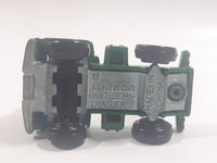 Tomy Tomica Hino Semi-Trailer Semi Tractor Truck Green and White Die Cast Toy Car Vehicle