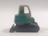 1994 Tomy Tomica No. 103 Komatsu PC 45 Hydraulic Excavator Green Grey Black 1/76 Scale Die Cast Toy Car Construction Equipment Vehicle Missing Arm and Bucket