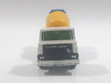 Tomy Tomica No. 53 Nissan Diesel Truck Cement Mixer Truck White Blue Yellow 1/100 Scale Die Cast Toy Car Vehicle