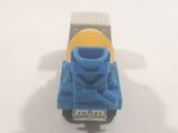Tomy Tomica No. 53 Nissan Diesel Truck Cement Mixer Truck White Blue Yellow 1/100 Scale Die Cast Toy Car Vehicle