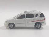 1998 Tomy Tomica Toyota Ipsum White 1/64 Scale Die Cast Toy Car Vehicle with Sounds - Batteries Dead