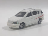 1998 Tomy Tomica Toyota Ipsum White 1/64 Scale Die Cast Toy Car Vehicle with Sounds - Batteries Dead