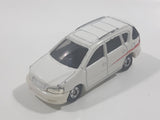 1998 Tomy Tomica Toyota Ipsum White 1/64 Scale Die Cast Toy Car Vehicle with Sounds - Batteries Dead