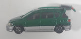 1996 Tomy Tomica No. 50 Toyota Ipsum Green 1/64 Scale Die Cast Toy Car Vehicle with Opening Rear Hatch Door