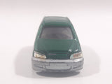 1996 Tomy Tomica No. 50 Toyota Ipsum Green 1/64 Scale Die Cast Toy Car Vehicle with Opening Rear Hatch Door
