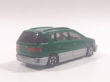 1996 Tomy Tomica No. 50 Toyota Ipsum Green 1/64 Scale Die Cast Toy Car Vehicle with Opening Rear Hatch Door
