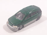 1996 Tomy Tomica No. 50 Toyota Ipsum Green 1/64 Scale Die Cast Toy Car Vehicle with Opening Rear Hatch Door