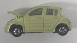 2000 Tomy Tomica No. 27 Toyota Will VI Light Green 1/60 Scale Die Cast Toy Car Vehicle with Opening Hood