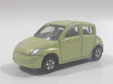 2000 Tomy Tomica No. 27 Toyota Will VI Light Green 1/60 Scale Die Cast Toy Car Vehicle with Opening Hood