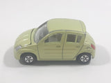 2000 Tomy Tomica No. 27 Toyota Will VI Light Green 1/60 Scale Die Cast Toy Car Vehicle with Opening Hood