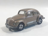 Vintage 1977 Tomy Tomica No. F20 Volkswagen Beetle Brown 1/60 Scale Die Cast Toy Car Vehicle