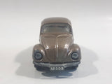 Vintage 1977 Tomy Tomica No. F20 Volkswagen Beetle Brown 1/60 Scale Die Cast Toy Car Vehicle