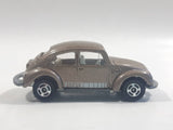 Vintage 1977 Tomy Tomica No. F20 Volkswagen Beetle Brown 1/60 Scale Die Cast Toy Car Vehicle