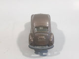 Vintage 1977 Tomy Tomica No. F20 Volkswagen Beetle Brown 1/60 Scale Die Cast Toy Car Vehicle