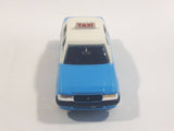 2007 Tomy Tomica No. 51 Toyota Crown Comfort Taxi Cab Blue and White 1/60 Scale Die Cast Toy Car Vehicle with Opening Rear Driver's Side Door