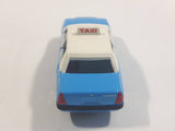 2007 Tomy Tomica No. 51 Toyota Crown Comfort Taxi Cab Blue and White 1/60 Scale Die Cast Toy Car Vehicle with Opening Rear Driver's Side Door