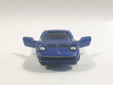 Vintage 1977 Tomy Tomica No. 5 Lamborghini Miura SV Dark Blue 1/62 Scale Die Cast Toy Car Vehicle with Opening Doors