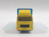 1988 Tomy Tomica No. 7 Fuso Container Truck Marine Aquarium Yellow 1/102 Scale Die Cast Toy Car Vehicle