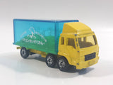 1988 Tomy Tomica No. 7 Fuso Container Truck Marine Aquarium Yellow 1/102 Scale Die Cast Toy Car Vehicle