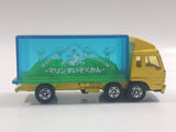 1988 Tomy Tomica No. 7 Fuso Container Truck Marine Aquarium Yellow 1/102 Scale Die Cast Toy Car Vehicle