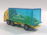 1988 Tomy Tomica No. 7 Fuso Container Truck Marine Aquarium Yellow 1/102 Scale Die Cast Toy Car Vehicle