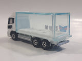 2005 Tomy Tomica No. 31 Nissan Diesel Quon Container Truck Marine Aquarium White Die Cast Toy Car Vehicle