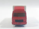 1988 Tomy Tomica No. 7 Fuso Container Truck Ice Cream Red 1/102 Scale Die Cast Toy Car Vehicle Missing Back Doors