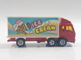 1988 Tomy Tomica No. 7 Fuso Container Truck Ice Cream Red 1/102 Scale Die Cast Toy Car Vehicle Missing Back Doors