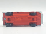 Tomy Tomica No. 27 Isuzu Hipac Van Footwork White and Red 1/70 Scale Die Cast Toy Car Vehicle Missing One Back Door