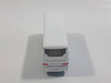 2001 Tomy Tomica Jr. Pocket Cars No. J004 Mitsubishi Fuso Aero Queen Bus "Highway Bus" White and Blue Miniature Micro 1/207 Scale Die Cast Toy Car Vehicle