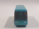 2001 Tomy Tomica Jr. Pocket Cars No. J004 Mitsubishi Fuso Aero Queen Bus Light Blue Miniature Micro 1/207 Scale Die Cast Toy Car Vehicle