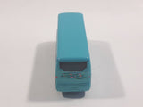 2001 Tomy Tomica Jr. Pocket Cars No. J004 Mitsubishi Fuso Aero Queen Bus Light Blue Miniature Micro 1/207 Scale Die Cast Toy Car Vehicle