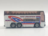 Tomy Tomica No. 1 Hino Grandview Bus White 1/154 Scale Die Cast Toy Car Vehicle