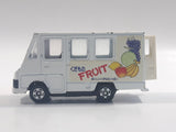 1995 Tomy Tomica No. 93 Toyota Quick Delivery Van "Fruit" White 1/72 Scale Die Cast Toy Car Vehicle with Opening Rear Doors
