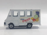 1995 Tomy Tomica No. 93 Toyota Quick Delivery Van "Fruit" White 1/72 Scale Die Cast Toy Car Vehicle with Opening Rear Doors