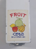 1995 Tomy Tomica No. 93 Toyota Quick Delivery Van "Fruit" White 1/72 Scale Die Cast Toy Car Vehicle with Opening Rear Doors