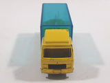 1988 Tomy Tomica No. 7 Fuso Container Truck Marine Aquarium Yellow 1/102 Scale Die Cast Toy Car Vehicle
