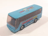 1988 Tomy Tomica No. 41 Isuzu Super Hi-Decker Bus Blue 1/145 Scale Die Cast Toy Car Vehicle