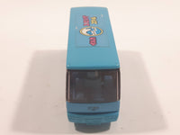 1988 Tomy Tomica No. 41 Isuzu Super Hi-Decker Bus Blue 1/145 Scale Die Cast Toy Car Vehicle