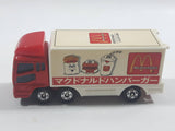 1996 Tomy Tomica No. 7 "Super Great Truck" Fuso Container Truck McDonald's 1/102 Scale Die Cast Toy Car Vehicle with Opening Rear Doors