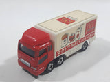 1996 Tomy Tomica No. 7 "Super Great Truck" Fuso Container Truck McDonald's 1/102 Scale Die Cast Toy Car Vehicle with Opening Rear Doors
