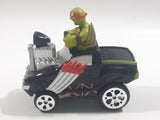 2015 Playmates Viacom Teenage Mutant Ninja Turtles Michaelangelo Black Die Cast Toy Car Vehicle Sounds
