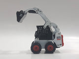 Bobcat Loader S175 Skid Steer Loader White 1/50 Scale Die Cast Toy Car Construction Equipment Vehicle