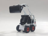 Bobcat Loader S175 Skid Steer Loader White 1/50 Scale Die Cast Toy Car Construction Equipment Vehicle