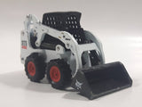 Bobcat Loader S175 Skid Steer Loader White 1/50 Scale Die Cast Toy Car Construction Equipment Vehicle