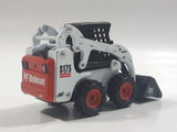 Bobcat Loader S175 Skid Steer Loader White 1/50 Scale Die Cast Toy Car Construction Equipment Vehicle