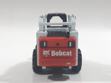 Bobcat Loader S175 Skid Steer Loader White 1/50 Scale Die Cast Toy Car Construction Equipment Vehicle