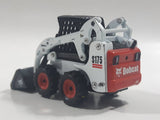 Bobcat Loader S175 Skid Steer Loader White 1/50 Scale Die Cast Toy Car Construction Equipment Vehicle